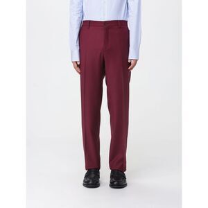 Etro Pants Men Burgundy